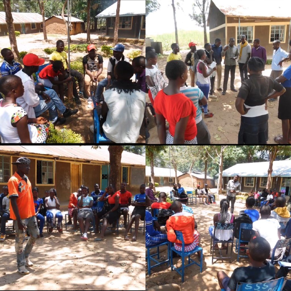Youth meeting with 42 Change Makers mentors in Kakamega